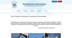 Desktop Screenshot of bps.uw.edu.pl