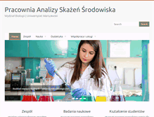 Tablet Screenshot of pass.biol.uw.edu.pl