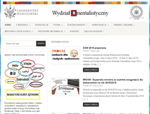 Tablet Screenshot of orient.uw.edu.pl