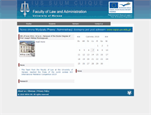 Tablet Screenshot of en.wpia.uw.edu.pl