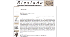 Desktop Screenshot of biesiada.polon.uw.edu.pl