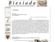 Tablet Screenshot of biesiada.polon.uw.edu.pl