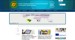 Desktop Screenshot of iberystyka.uw.edu.pl