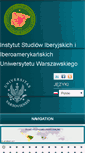 Mobile Screenshot of iberystyka.uw.edu.pl