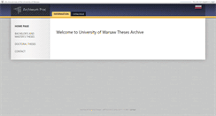 Desktop Screenshot of apd.uw.edu.pl