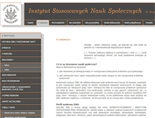 Tablet Screenshot of isns.uw.edu.pl