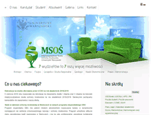 Tablet Screenshot of msos.uw.edu.pl