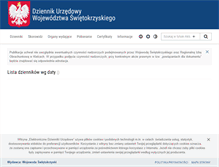 Tablet Screenshot of edziennik.kielce.uw.gov.pl