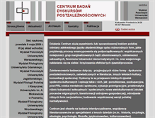Tablet Screenshot of cbdp.polon.uw.edu.pl