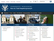 Tablet Screenshot of bon.uw.edu.pl