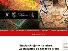 Tablet Screenshot of clas.mish.uw.edu.pl