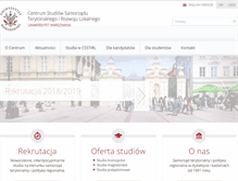 Tablet Screenshot of csstirl.uw.edu.pl