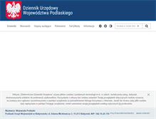 Tablet Screenshot of edziennik.bialystok.uw.gov.pl