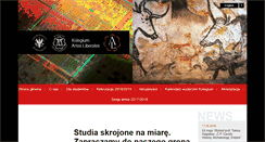 Desktop Screenshot of clas.ibi.uw.edu.pl
