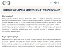 Tablet Screenshot of icgz.uw.edu.pl