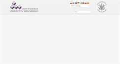 Desktop Screenshot of chor.uw.edu.pl