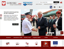 Tablet Screenshot of lubuskie.uw.gov.pl