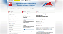 Desktop Screenshot of bip.kielce.uw.gov.pl
