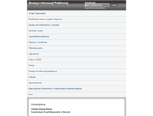 Tablet Screenshot of bip.kielce.uw.gov.pl