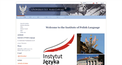 Desktop Screenshot of ijp.uw.edu.pl