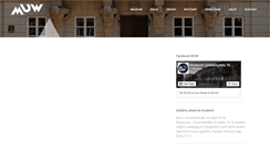 Desktop Screenshot of muzeum.uw.edu.pl