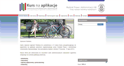 Desktop Screenshot of kursnaaplikacje.wpia.uw.edu.pl