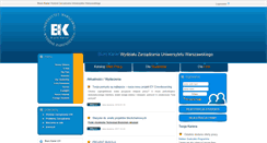 Desktop Screenshot of biurokarier.wz.uw.edu.pl