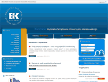 Tablet Screenshot of biurokarier.wz.uw.edu.pl