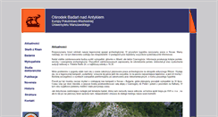 Desktop Screenshot of novae.uw.edu.pl